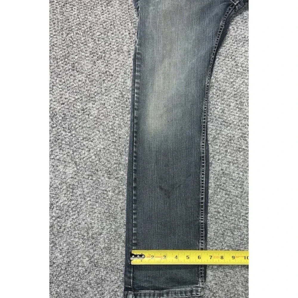 Y2K Levi's Men's Blue Medium Wash Straight Denim‎ Jeans Regular Fit Cotton 33x30